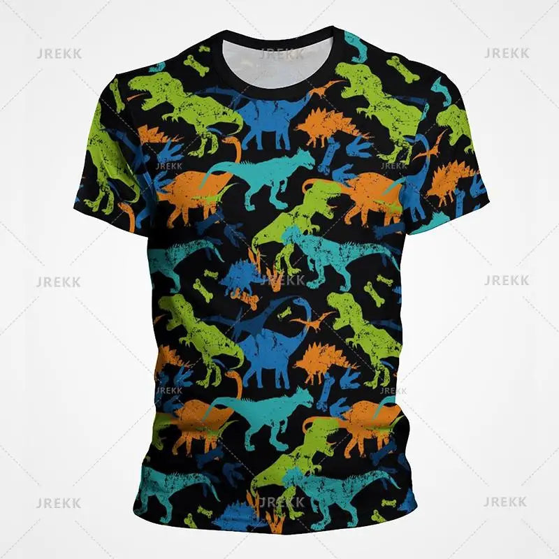 Camouflage T-Shirt Men Clothes Outdoor Fashion Casual O Neck Short Sleeve Tee Summer Streetwear Oversized Sport Military T Shirt