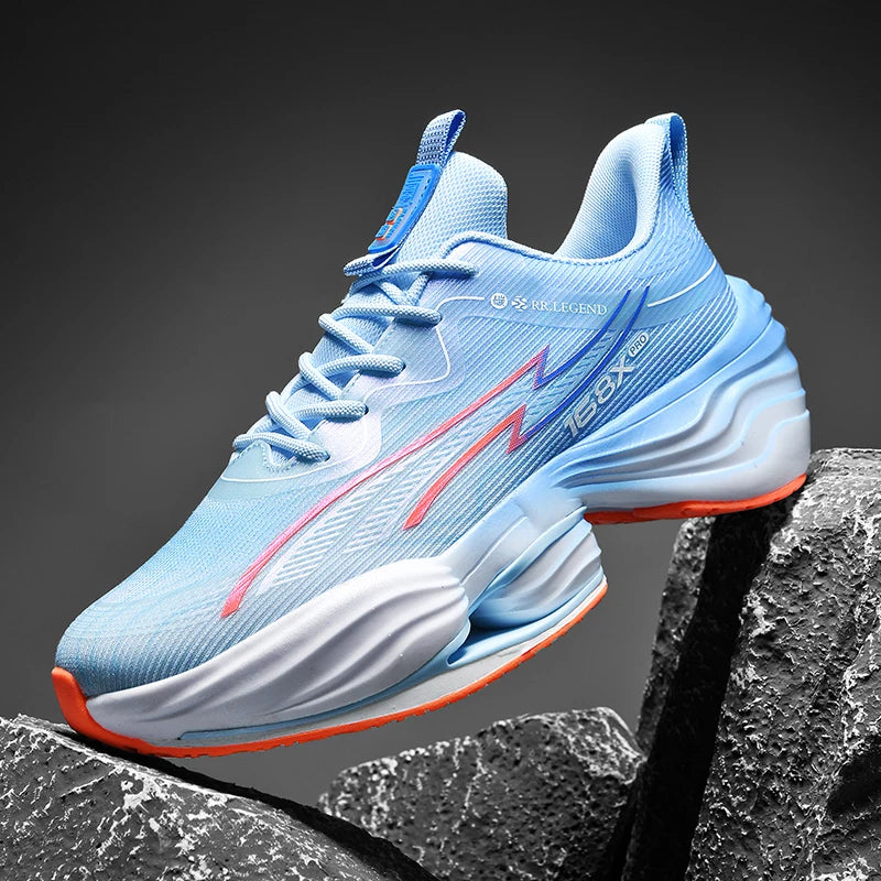 Running Shoes Men High Quality Outdoor Soft Sole Cushioning Training Jogging Sneakers Mesh Lace-up Sports Shoes for Men